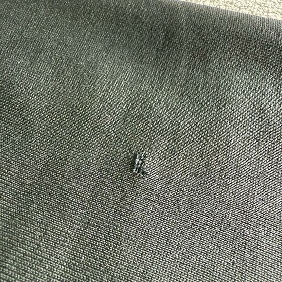 Vintage Polo by Ralph Lauren Men’s Black and Gold Cotton Zip Varsity Sweatshirt - Picture 16 of 16